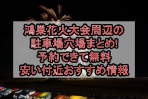 鴻巣花火大会周辺の駐車場穴場まとめ!予約できて無料･安い付近おすすめ情報