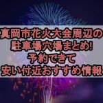 真岡市花火大会周辺の駐車場穴場まとめ!予約できて無料･安い付近おすすめ情報