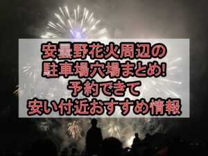 安曇野花火2026周辺の駐車場穴場まとめ!予約できて安い付近おすすめ情報