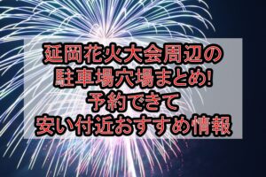 延岡花火大会2025周辺の駐車場穴場まとめ!予約できて安い付近おすすめ情報