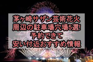茅ヶ崎サザン芸術花火周辺の駐車場穴場5選!予約できて安い付近おすすめ情報
