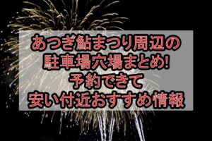 あつぎ鮎まつり周辺の駐車場穴場まとめ!予約できて安い付近おすすめ情報