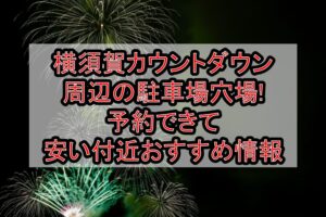 横須賀カウントダウン周辺の駐車場穴場まとめ!予約できて安い付近おすすめ情報
